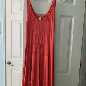 Coral Tank Old Navy Dress